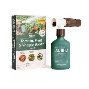Arber Organic Tomato, Fruit and Veggie 3-in-1 Boost and Ready to Spray Care Fert
